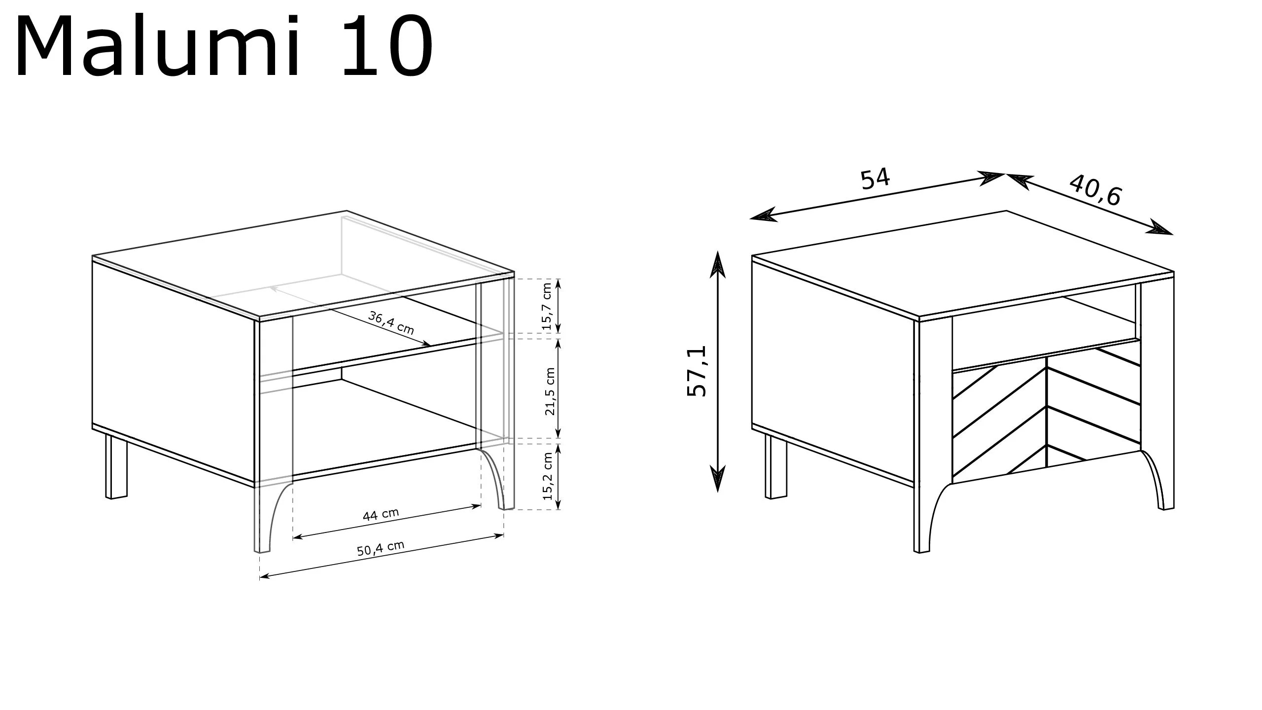 Szafka nocna Malumi MM-10 Jarstol - obrazek 2