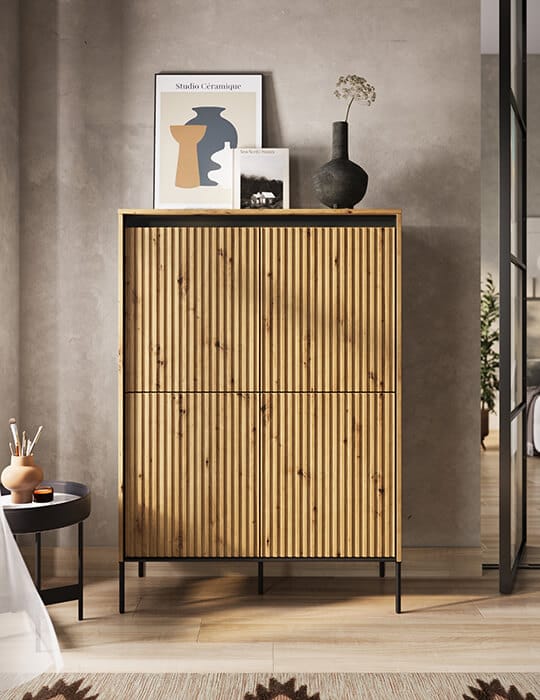 Čtyřdveřová komoda Trend TR-03 Lenart - Obrázek 5