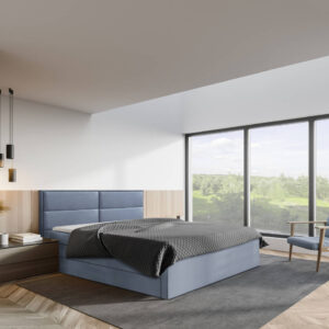 Postel Berlin 160x200 s kontejnerem na ložní prádlo