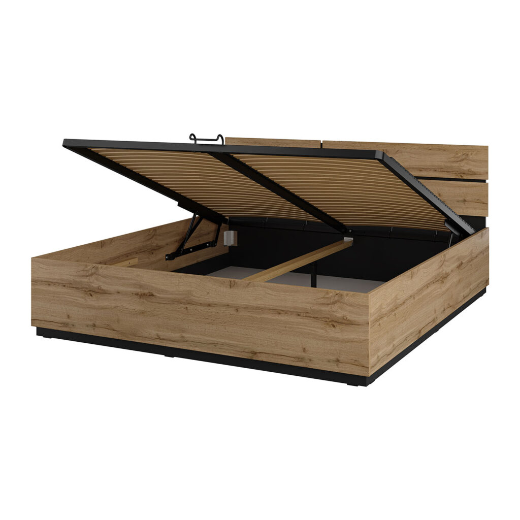 Łóżko 180x200 z pojemnikiem typ 52 Cross S - Helvetia - obrazek 5