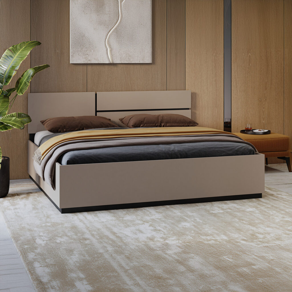 Postel 160x200 s kontejnerem typu 51 Cross S - Helvetia