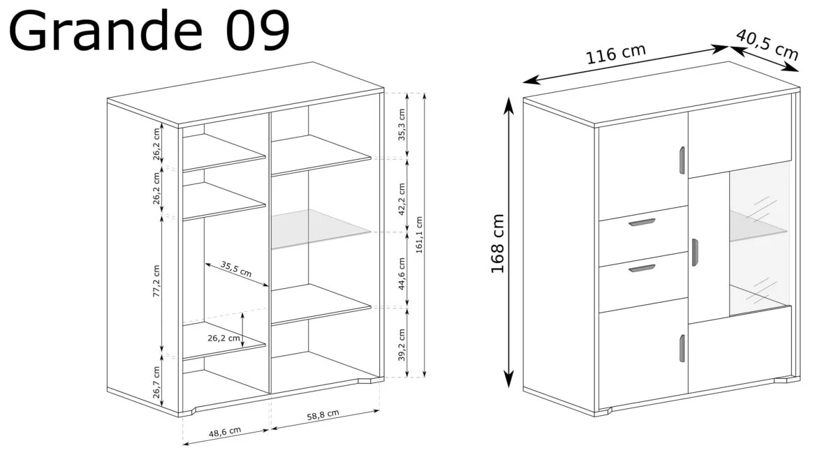 Witryna Grande G-9 Jarstol - obrazek 2