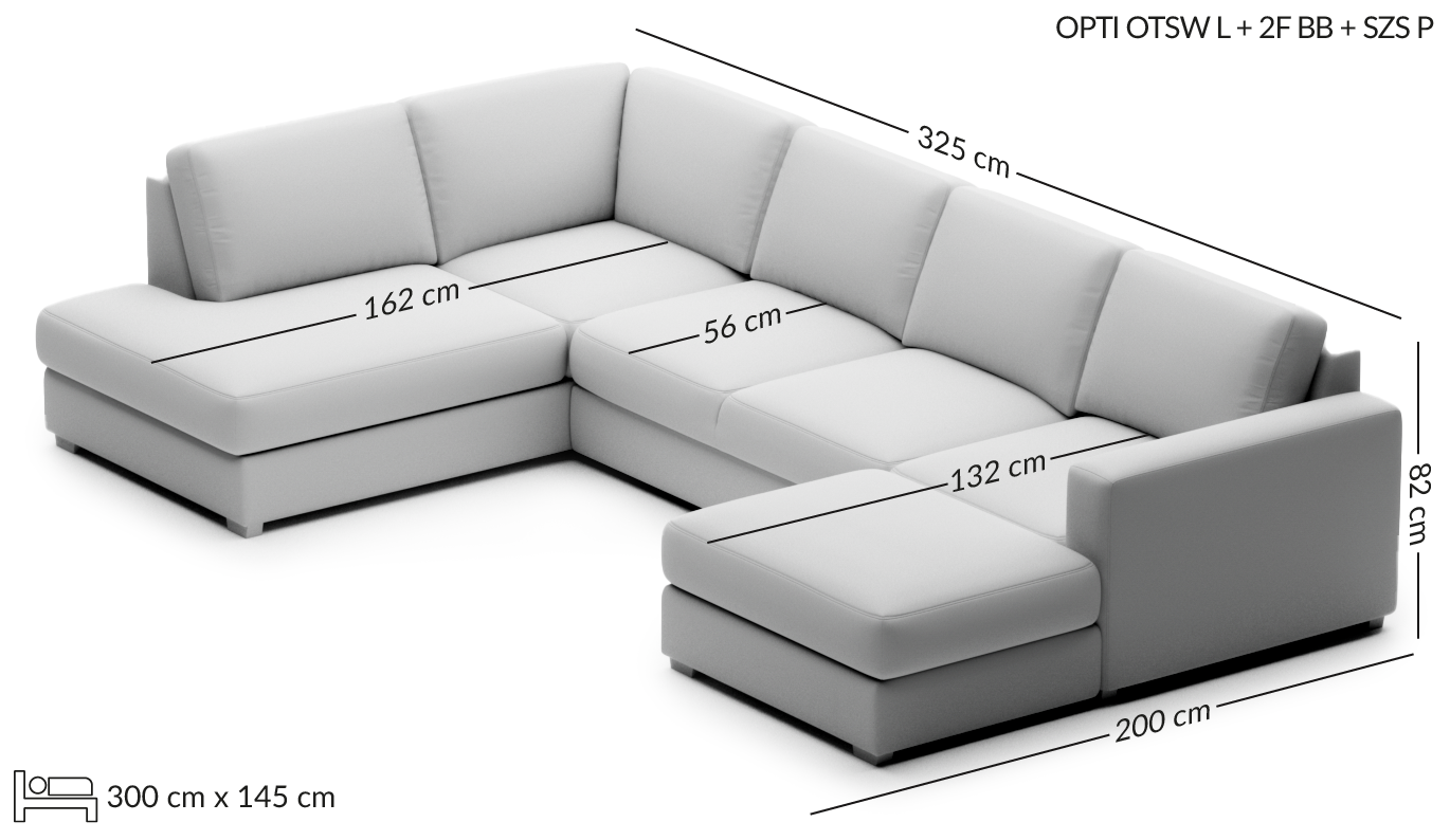 Narożnik Opti w układzie "U" - obrazek 4