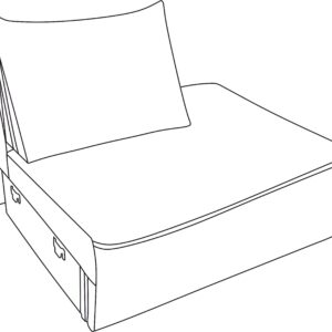 Modulární rohová jednotka Eclipse 1HOBKL/1HOBKR (s úložným boxem)