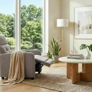 Fotel rozkładany Otus Raven 07 szary